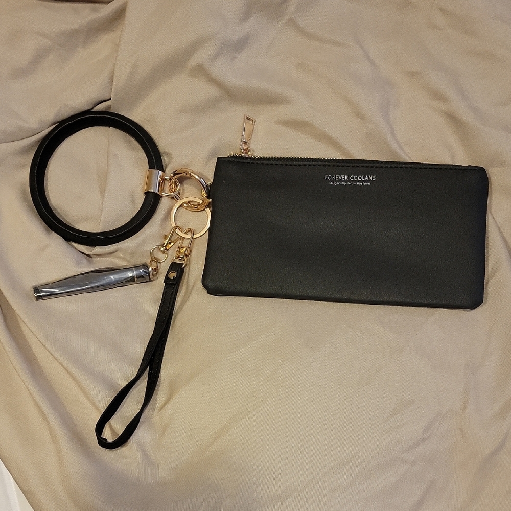 Black Wristlet Clutch